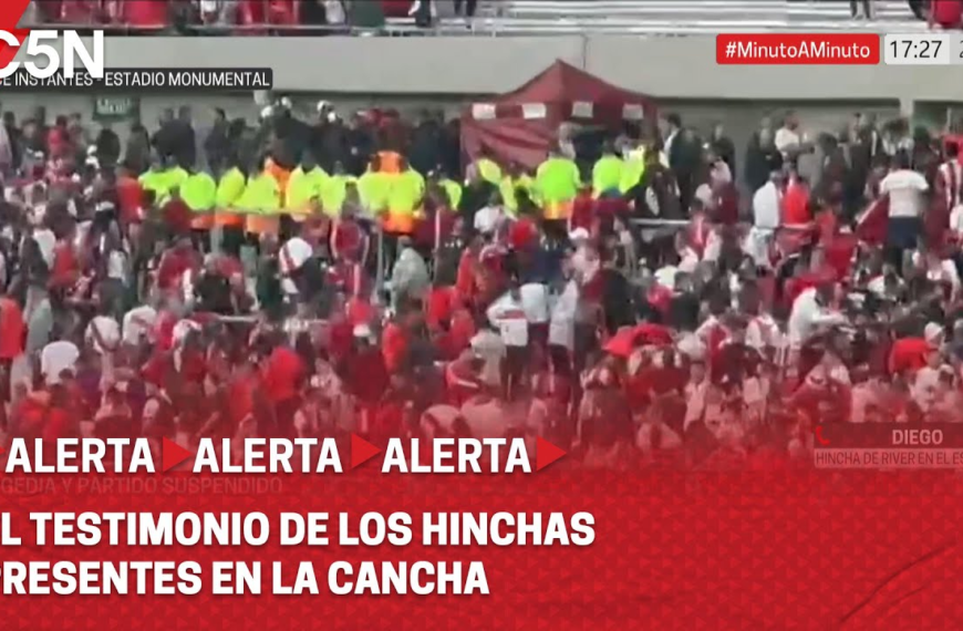 Testimonio tragedia Estadio Monumental: Impactante relato