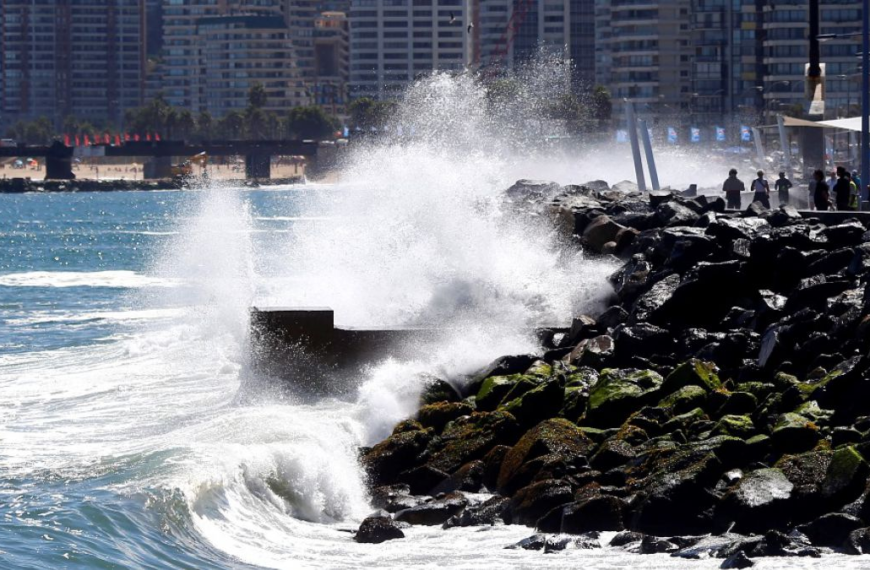 Aviso de Marejadas: Alto Oleaje en la Costa Chilena
