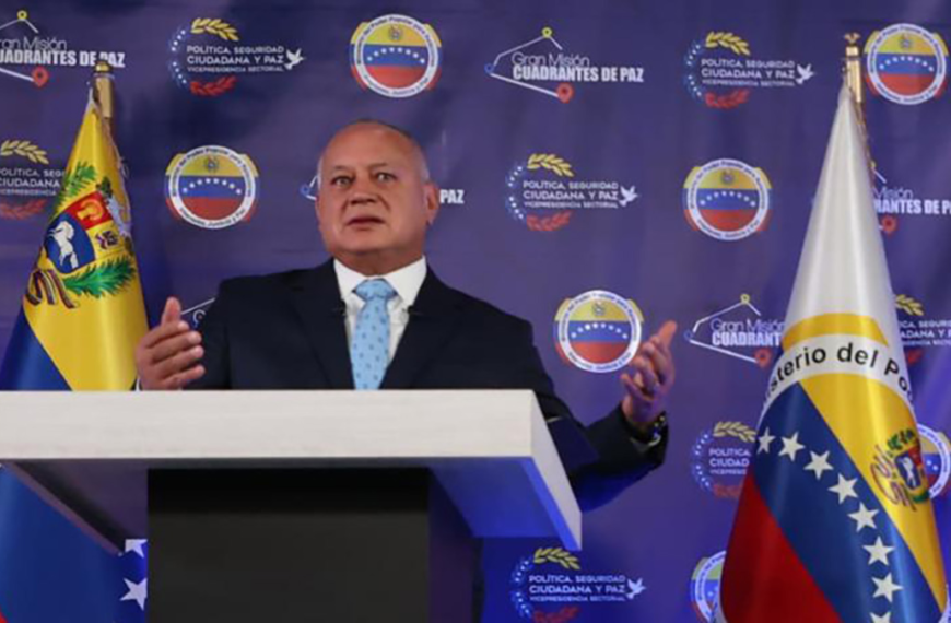 Diosdado Cabello: Detención de Agente DEA en Venezuela