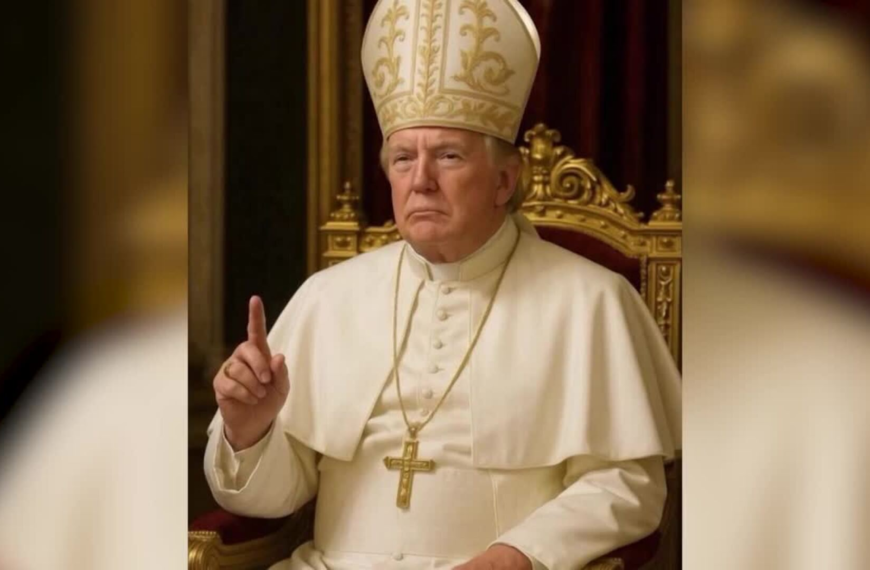 Trump disfrazado de Papa: ¿una señal divina?