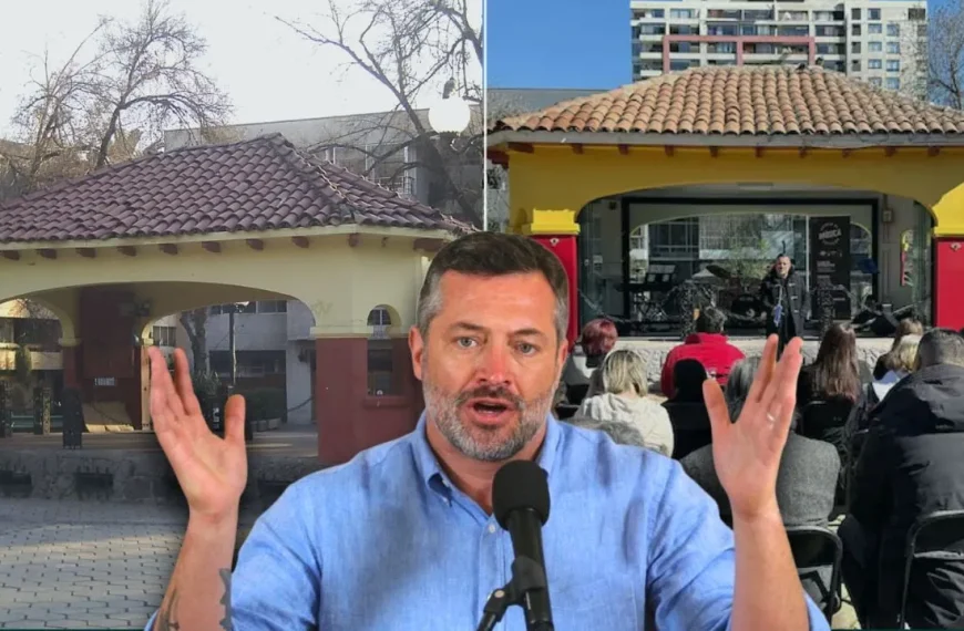 Restauración Pérgola Ñuñoa Desata Controversia por Colores