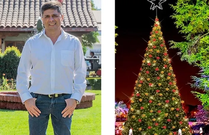 Árbol de Navidad Buin: el más caro y criticado de Chile