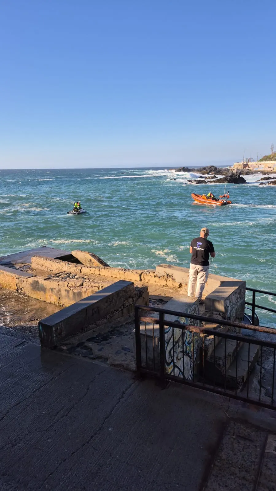 Niño desaparecido en el mar: Emergencia en Valparaíso