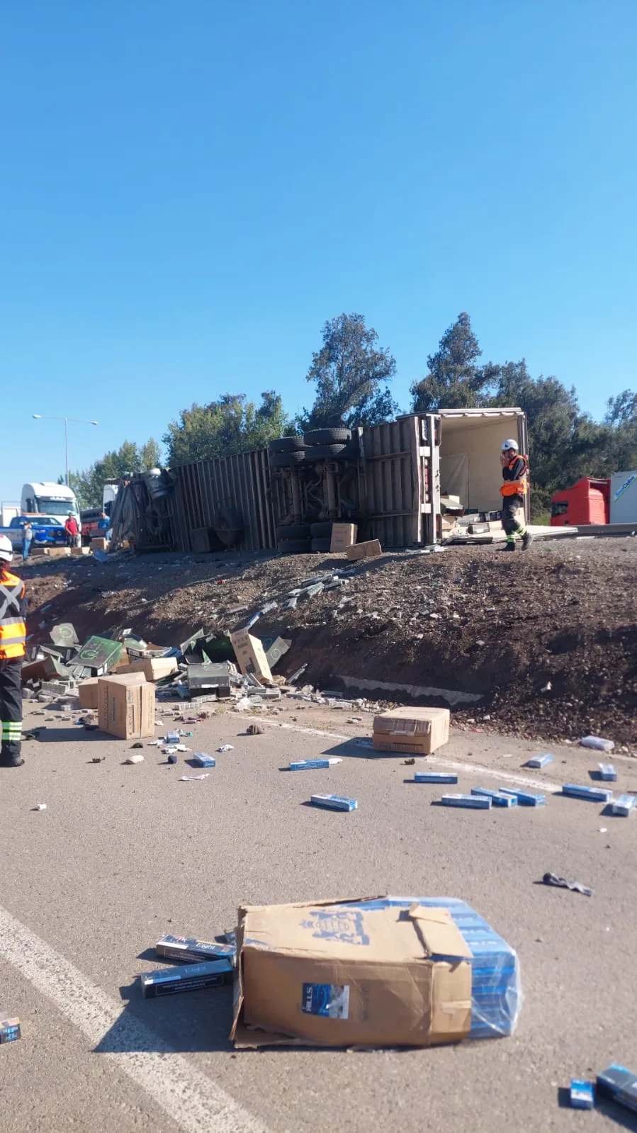 Accidente en Ruta 5 Norte deja dos muertos en Colina