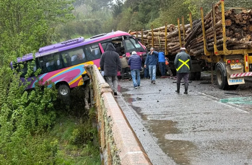Accidente de tránsito Puerto Montt Los Muermos: seis heridos