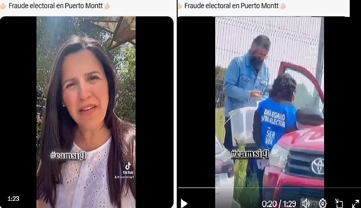 Fraude electoral: Camille Sigl y la desinformación