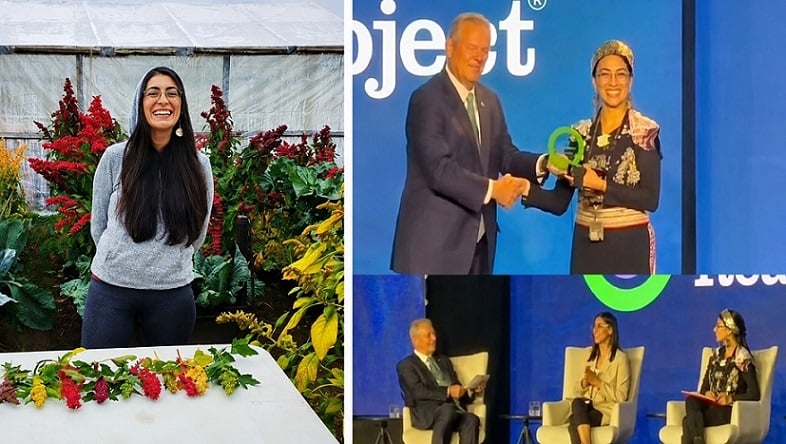 Premio Al Gore: El reconocimiento a la labor de Claudia Mellado Ñancupil